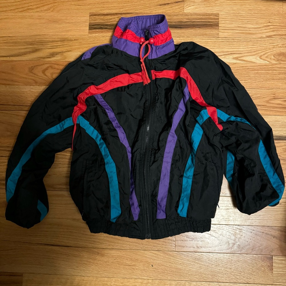 Retro windbreaker jacket
